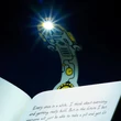Kép 2/2 - Könyvjelző olvasólámpa - robotos - szürke - Flexilight