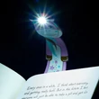 Kép 2/2 - Könyvjelző olvasólámpa - unikornis - lila - Flexilight