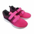 Kép 1/2 - Lány tornacipő, fehér talpú -  fekete-pink
