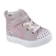 Kép 1/5 - Skechers lány zárt cipő - világítós - 314623L/RSGD 