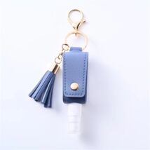 Kézfertőtlenítő tok táskára (pumpás) - kék