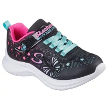 Skechers lány sportcipő - mosógépben mosható - Jumpster - 303380L/BKMT