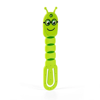 Könyvjelző olvasólámpa - Könyvmoly (zöld) - Flexilight Bookworm Green