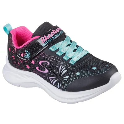 Skechers lány sportcipő - mosógépben mosható - Jumpster - 303380L/BKMT