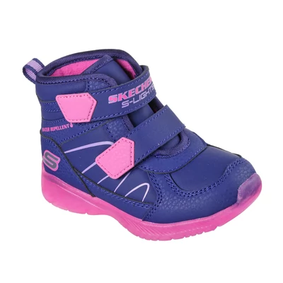 Skechers lány téli csizma - vízlepergető! - világító talpú - 319310N