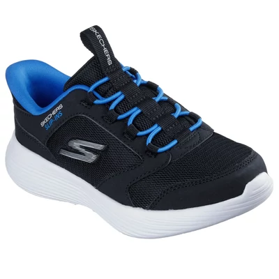 Skechers gyerekcipő - mosógépben mosható - Skechers Slip-ins: GO RUN 400 V.2 - Turbo-Brisk - 403899L bkryblack/ro