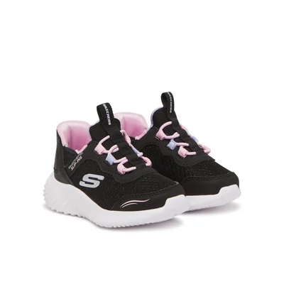 Skechers gyerekcipő - mosógépben mosható - Slip-ins: Bounder - 303585N/BLK