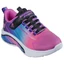 Skechers lány zárt cipő - világítós - Rainbow Cruisers 303721L/BKMT