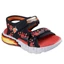 Skechers szandál - mosógépben mosható - Mega Craft - 402161L/BKRD